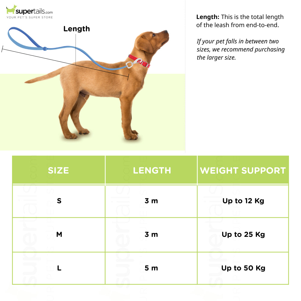 Ferplast Flippy Tech Regular Retractable Tape Leash for Pets (Blue)