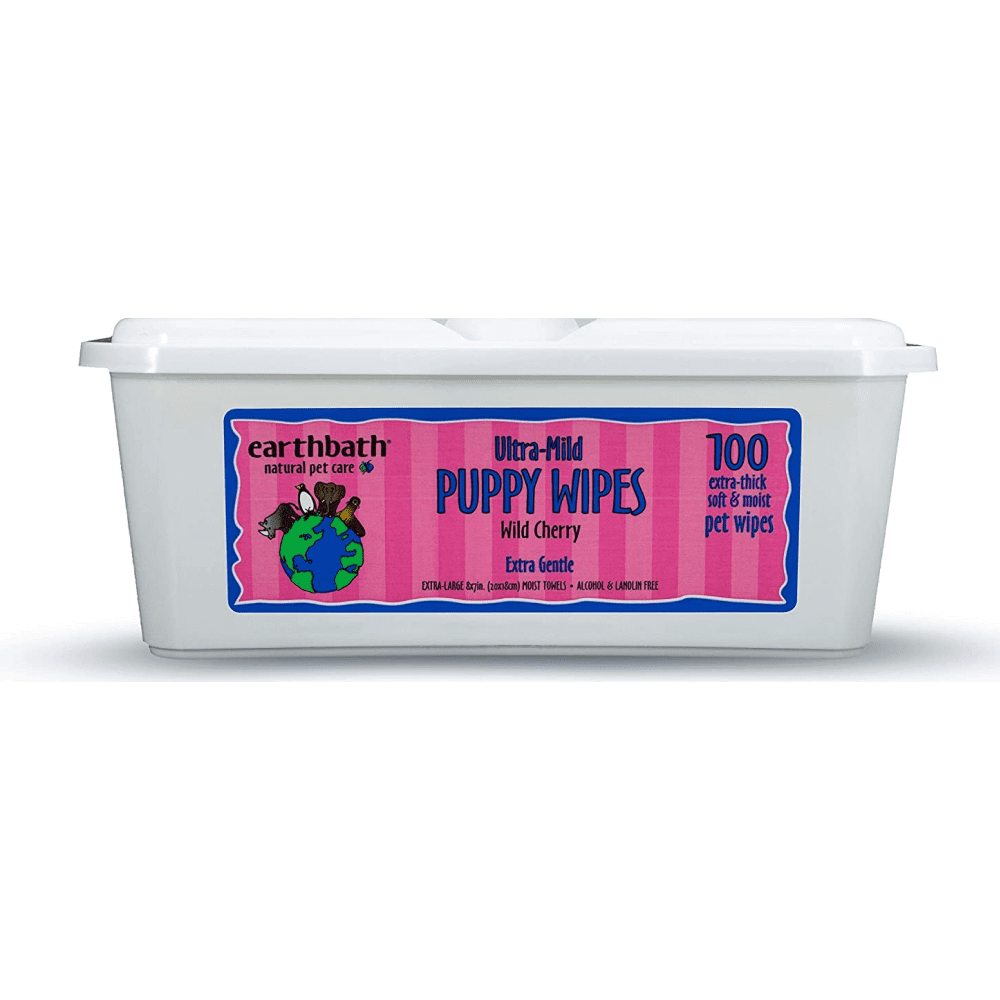 EarthBath Ultra Mild Puppy Grooming Wipes for Pets