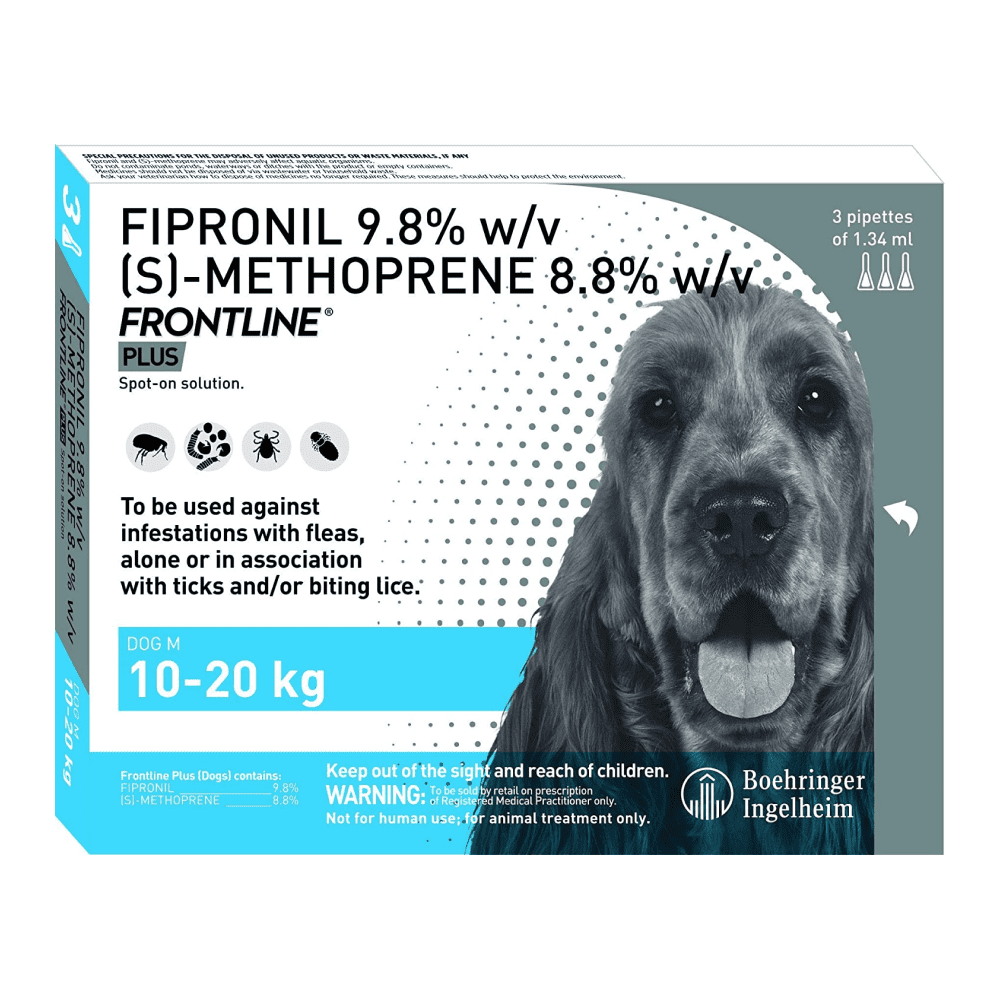 Boehringer Ingelheim Frontline Plus For Medium Dogs (10-20kg)