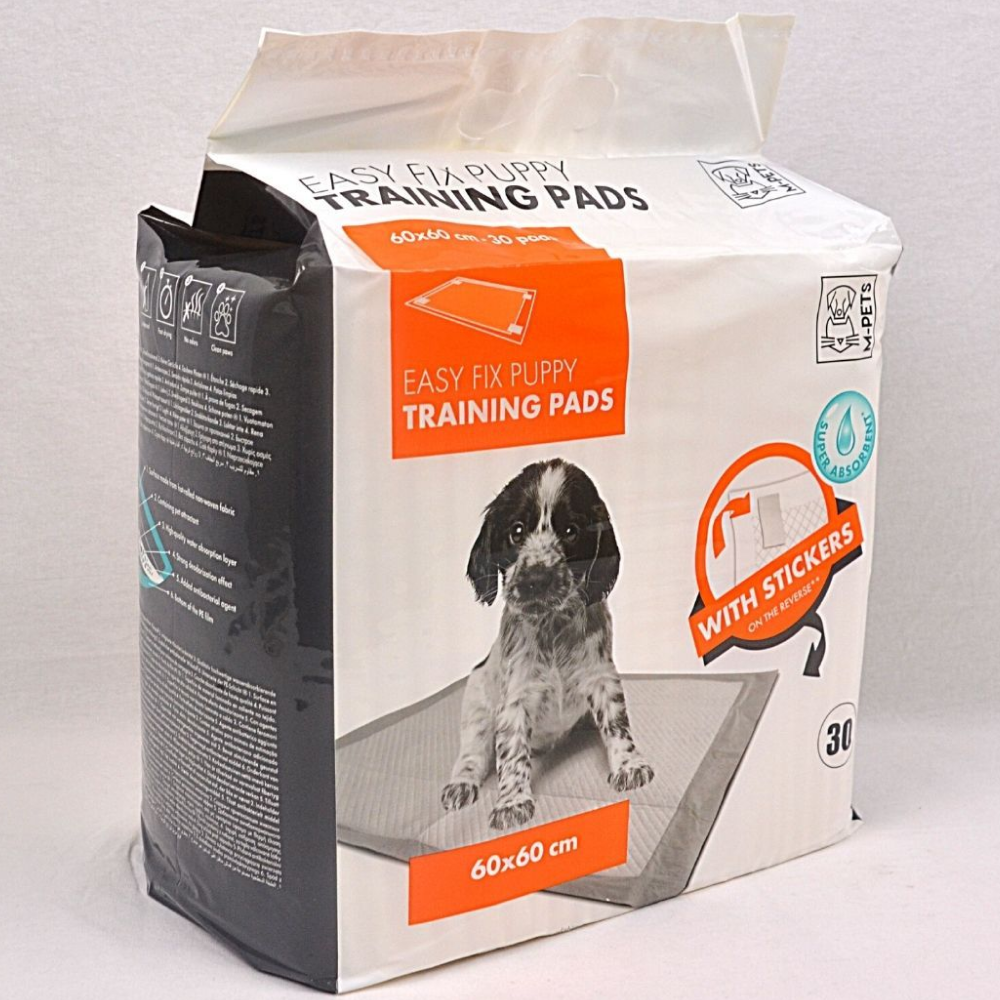 M-Pets Easy Fix Puppy Training Pads With Stickers for Dogs (30 pcs)