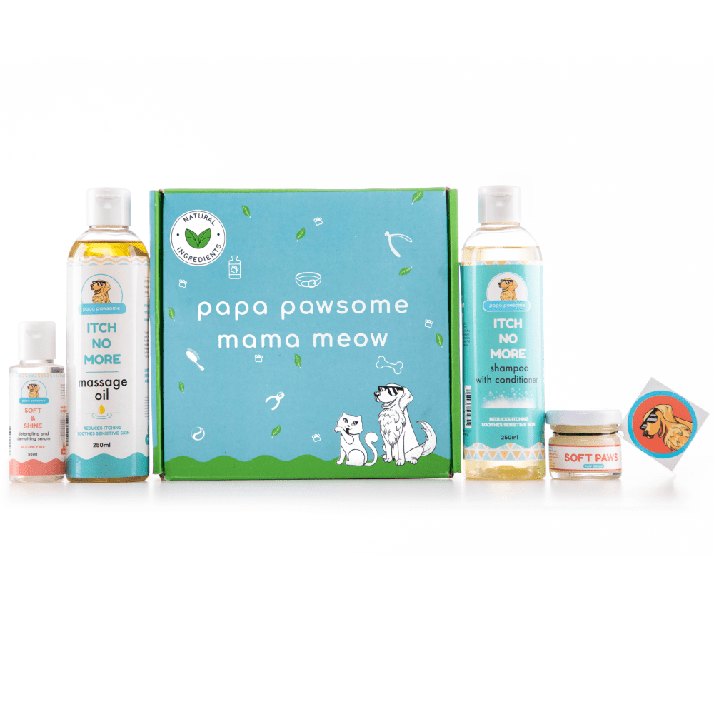 Papa Pawsome Itch No More Spa Kit for Dogs