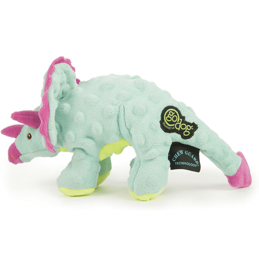 Go Dog Dinos Plush Toy for Dog (Teal)