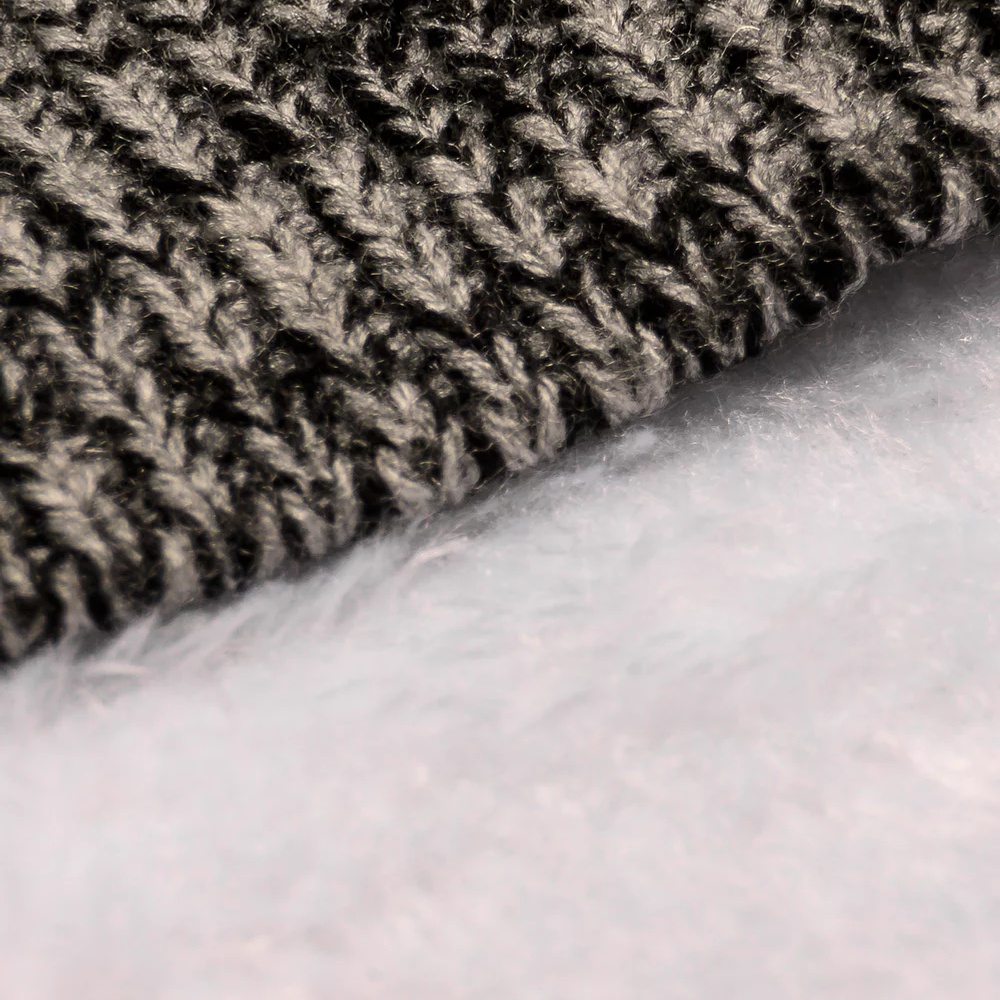 Pet Snugs Fur Coated Paw Design Sweaters For Dogs (Dark Grey)