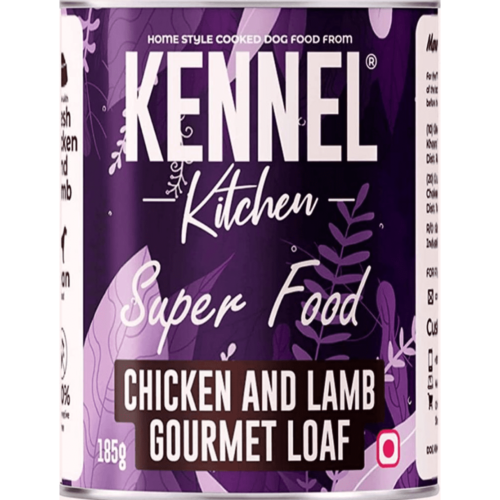 Kennel Kitchen Chicken and Lamb Gourmet Loaf Dog Wet Food for Adults & Puppies