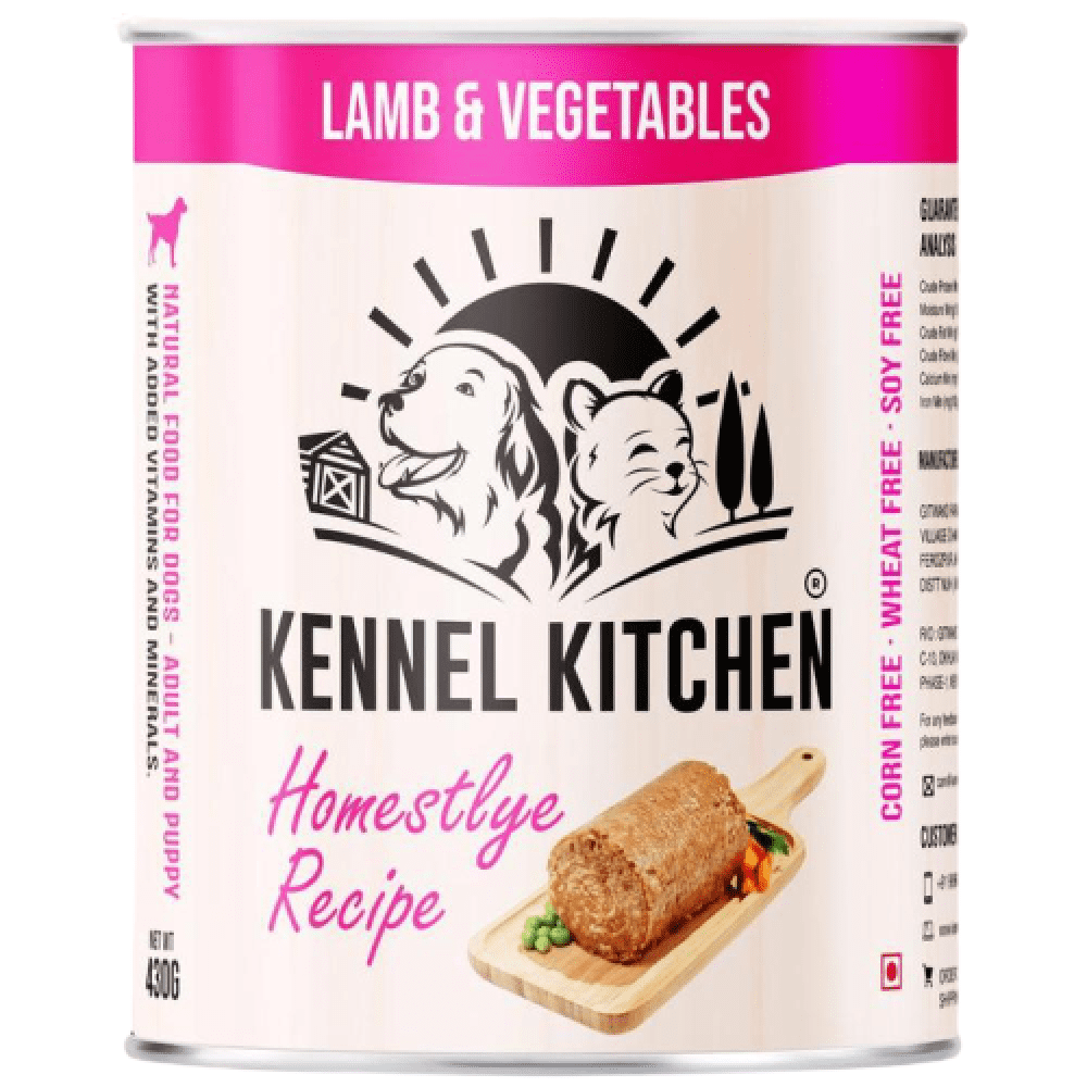 Kennel Kitchen Lamb and Vegetables Adult All Breeds Wet Dog Food