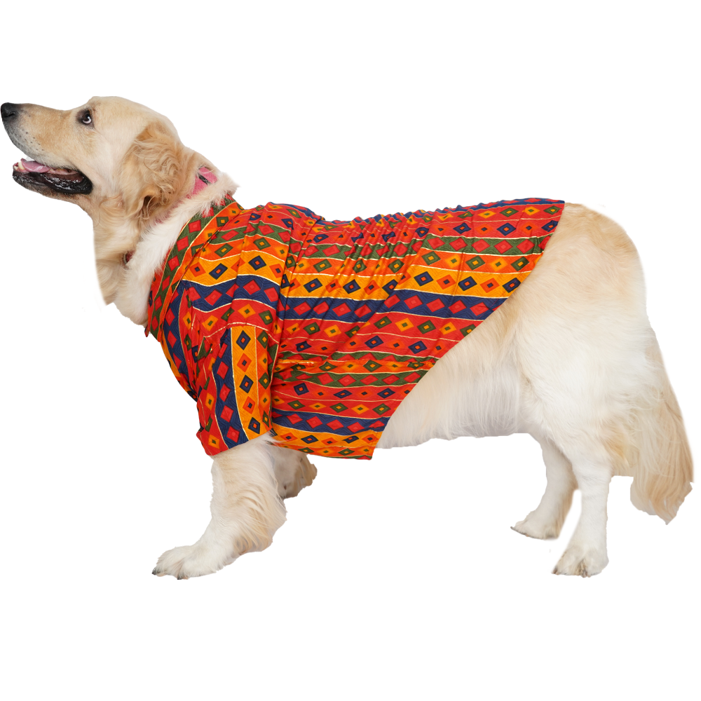 Up4pets Dholi Taro Cotton Shirts For Dogs (Red)