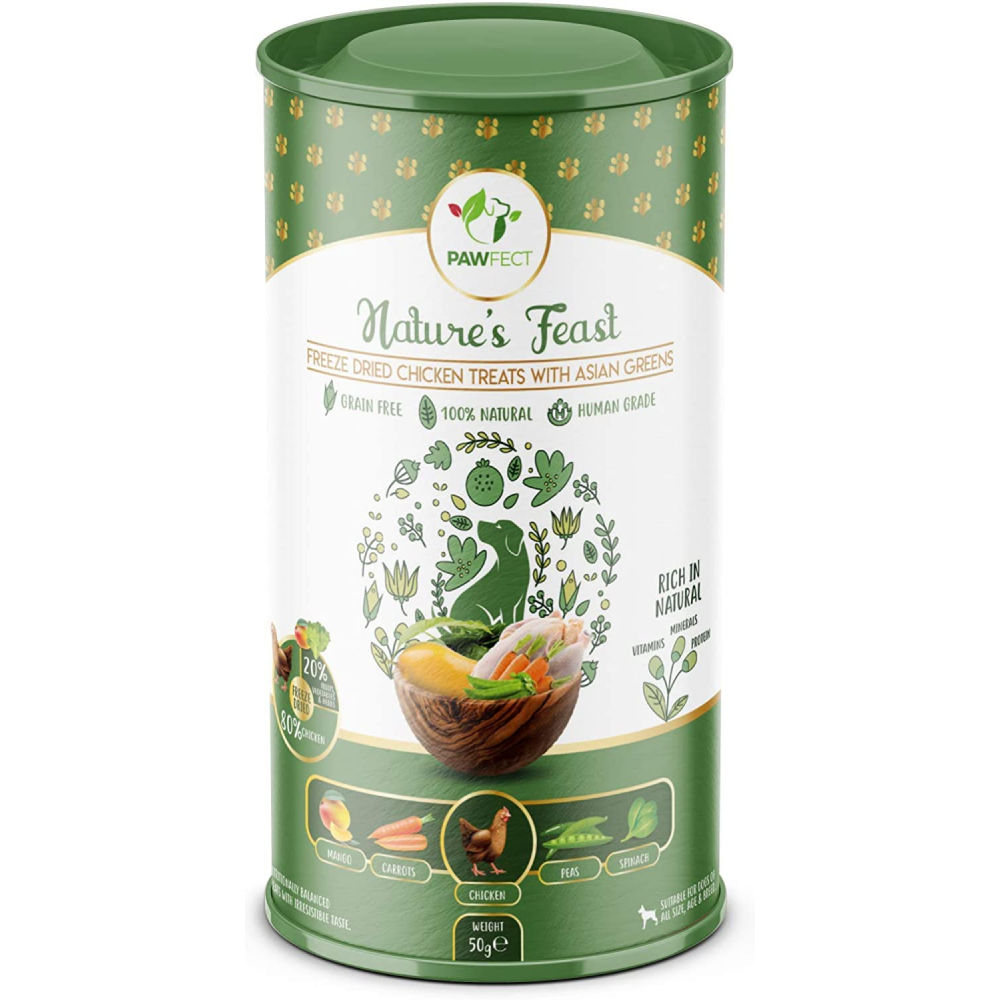 Pawfect Natures Feast Asian Green Dog Treats