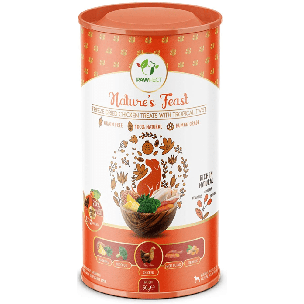 Pawfect Natures Feast Tropical Twist Dog Treats