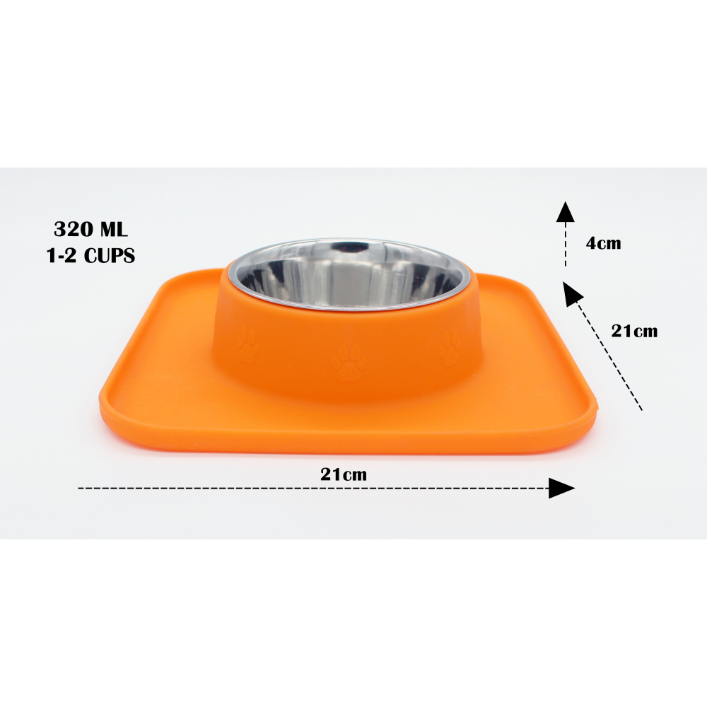 Peetara Silicon Single Diners for Pets