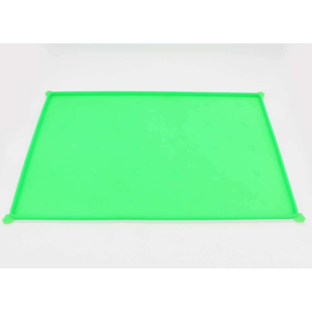 Peetara Rectangular Silicon Mat for Pets(45 x 30 x 1 cm)