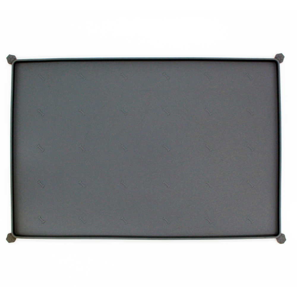 Peetara Rectangular Silicon Mat for Pets(45 x 30 x 1 cm)
