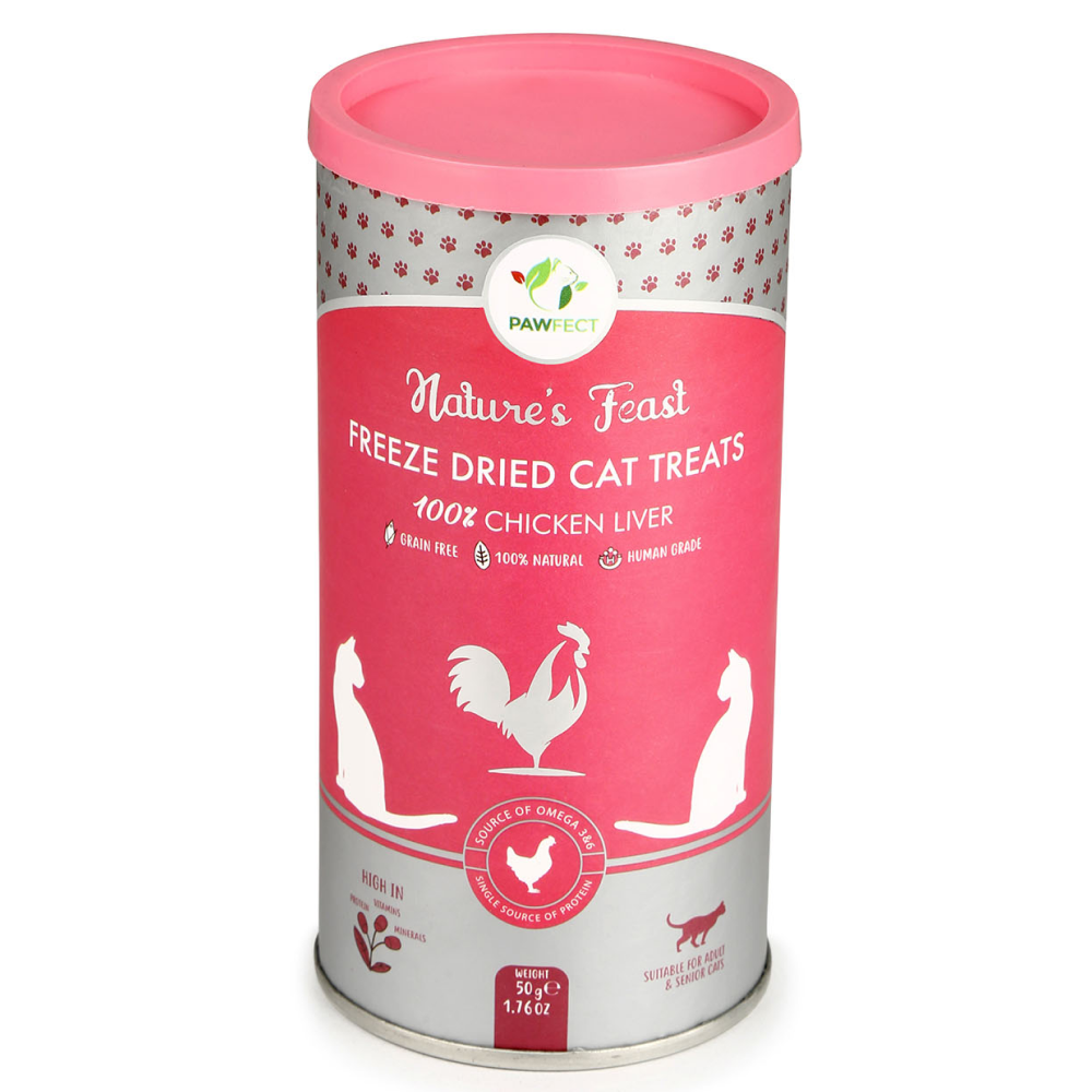 Pawfect Natures Feast Chicken Liver Cat Treats