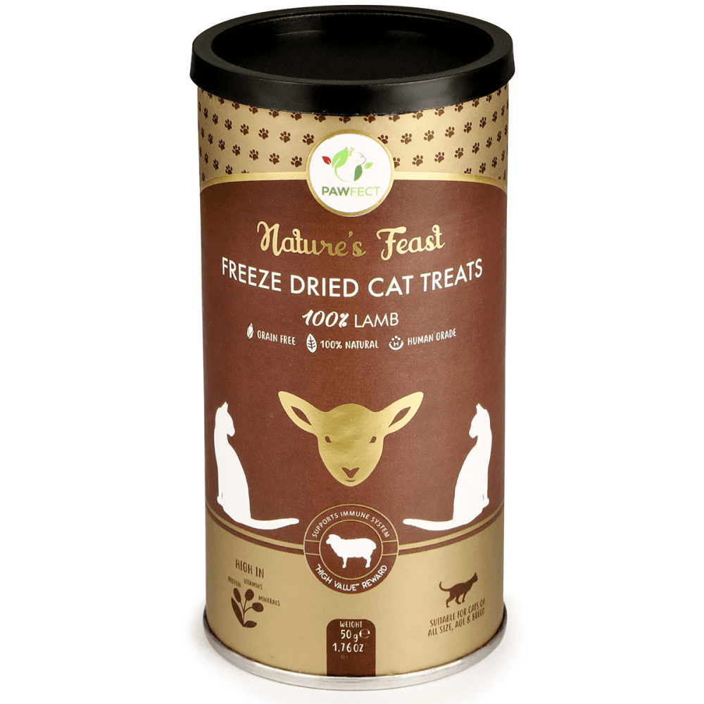 Pawfect Natures Feast Lamb Liver Cat Treats