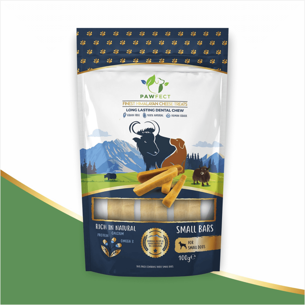 Pawfect Himalayan Cheese Chew Bars Dog Treats for Small Breeds