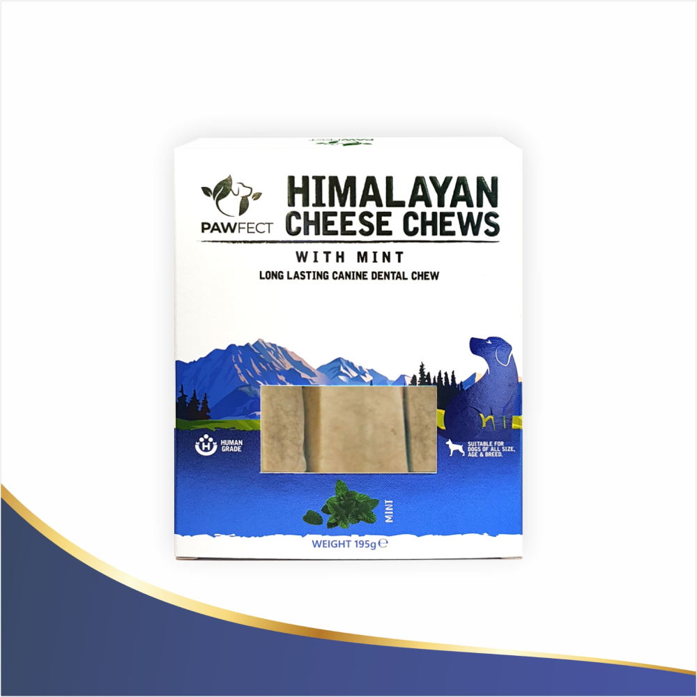 Pawfect Himalayan Cheese Chews with Mint Dog Treats