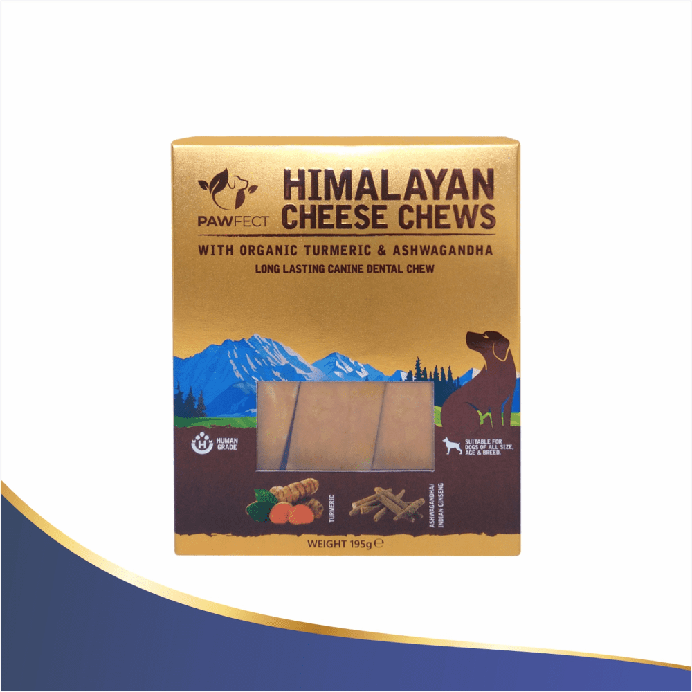 Pawfect Himalayan Cheese Chews with Turmeric and Ashwagandha Dog Treats