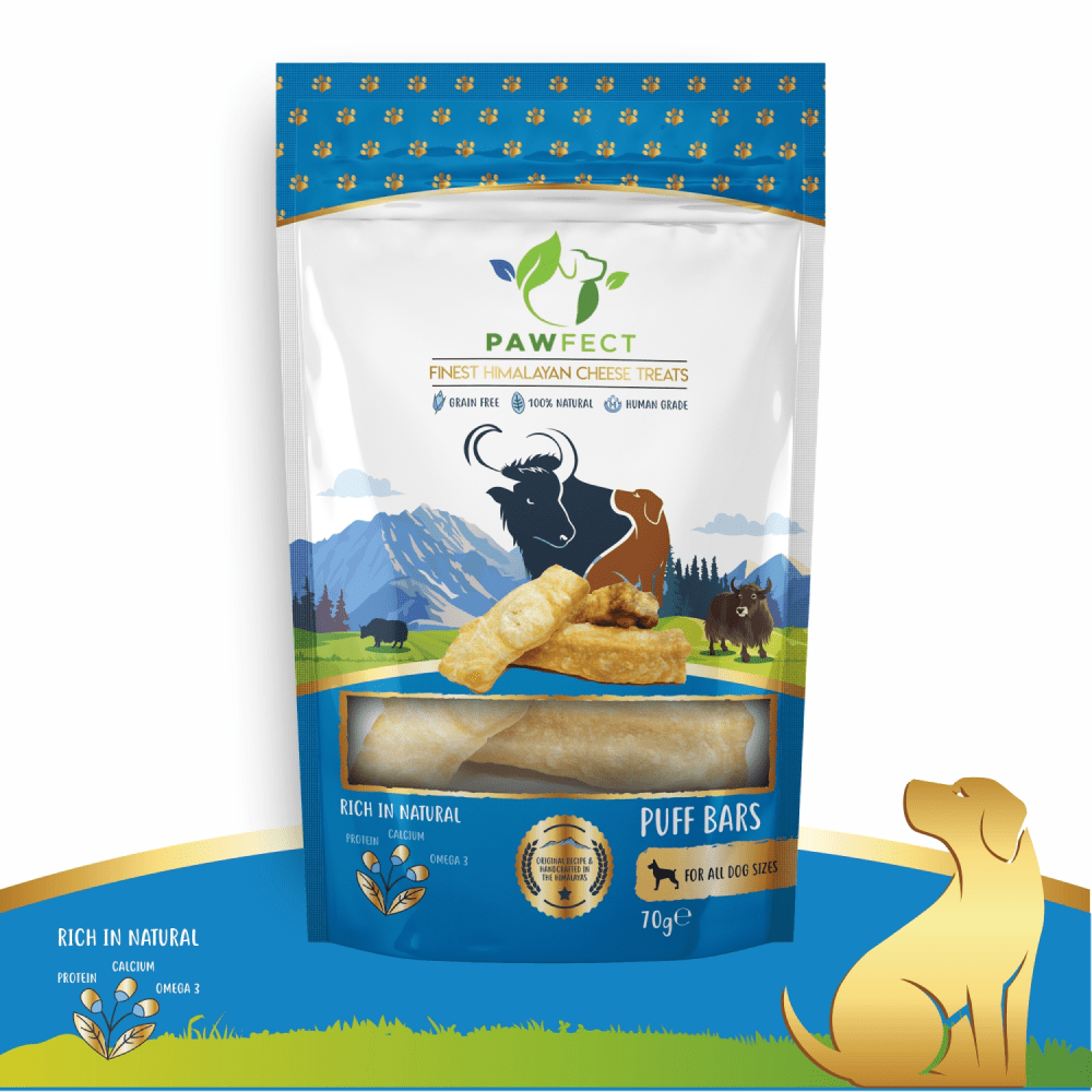 Pawfect Himalayan Cheese Chews Puff Bars Dog Treats