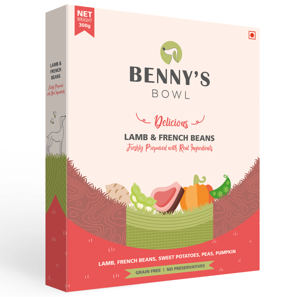 Bennys Bowl Lamb and French Beans Fresh Food for Dogs