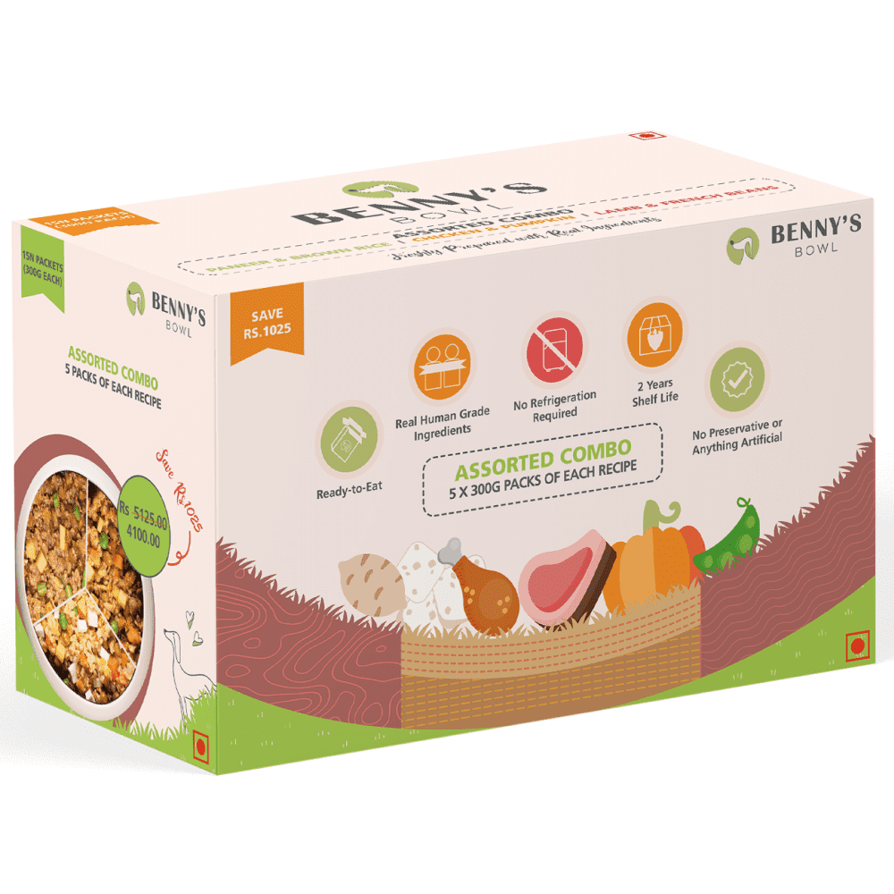 Bennys Bowl Assorted Fresh Food for Dogs