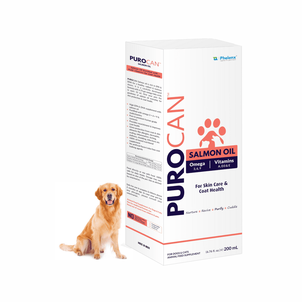 Phelenx Purocan Salmon Oil Supplement for Pets