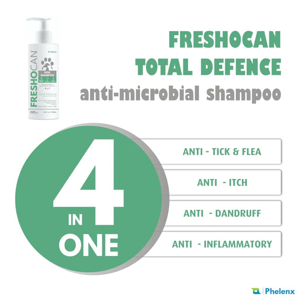 Phelenx Freshocan 4 in 1 Shampoo for Dogs