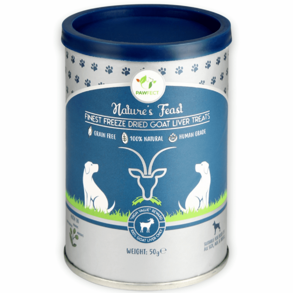 Pawfect Natures Feast Goat Liver Dog Treats