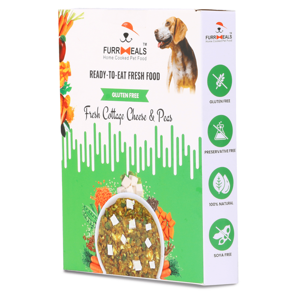 FurrMeals Cottage Cheese and Peas Ready-to-Eat Dog Wet Food (X-Large Dogs)