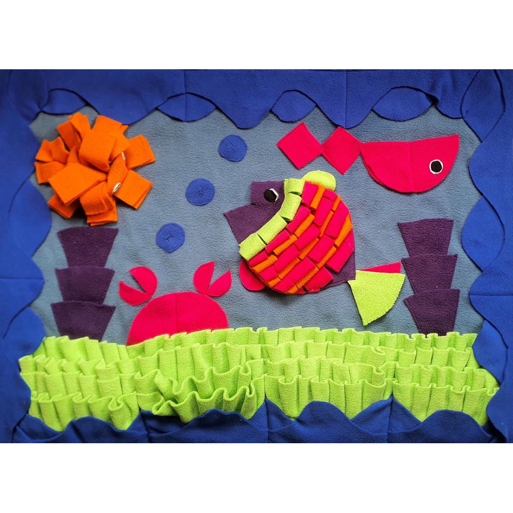 For The Love Of Dog Pocket of Sea Puzzle Mat for Dogs (36 x 24 inch)