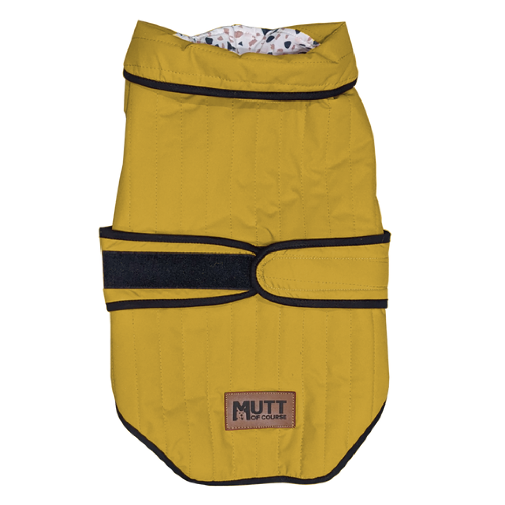 Mutt of Course Flap Jacket For Dogs (Mustard)