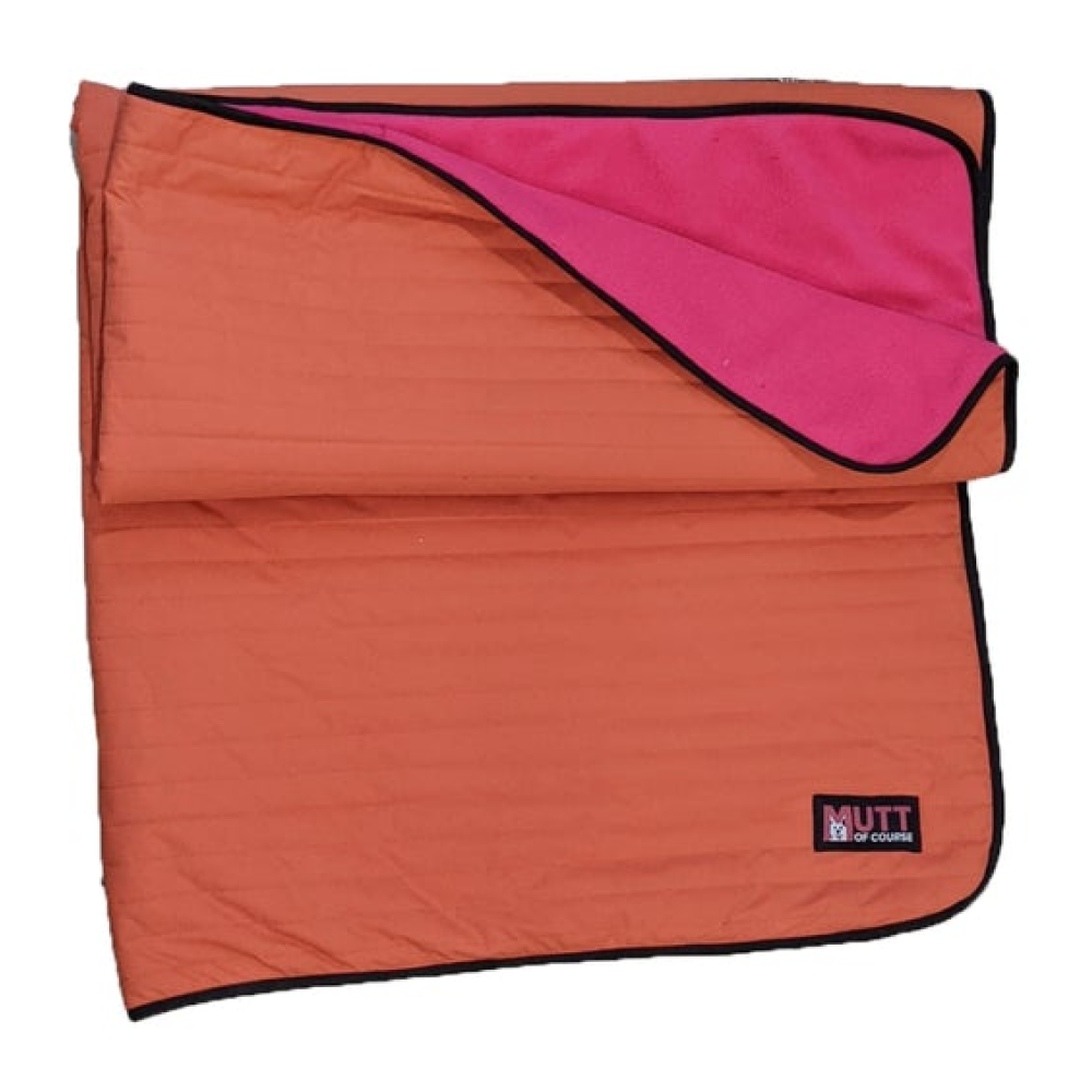 Mutt of Course Blanket For Dogs (Retro Orange)