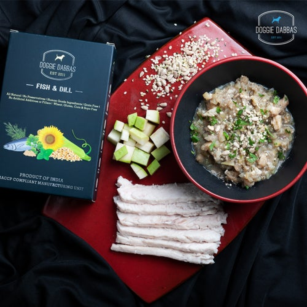 Doggie Dabbas Fish & Dill Fresh Dog Food