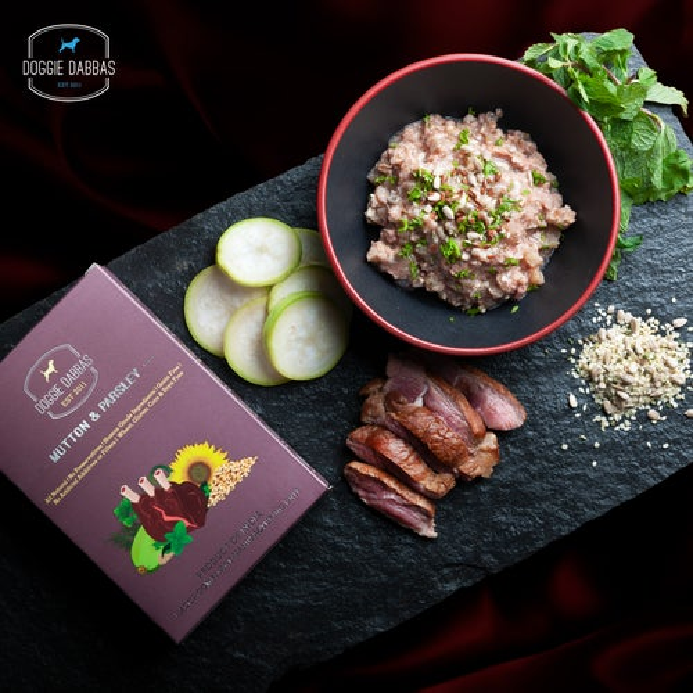 Doggie Dabbas Mutton & Parsley Fresh Dog Food