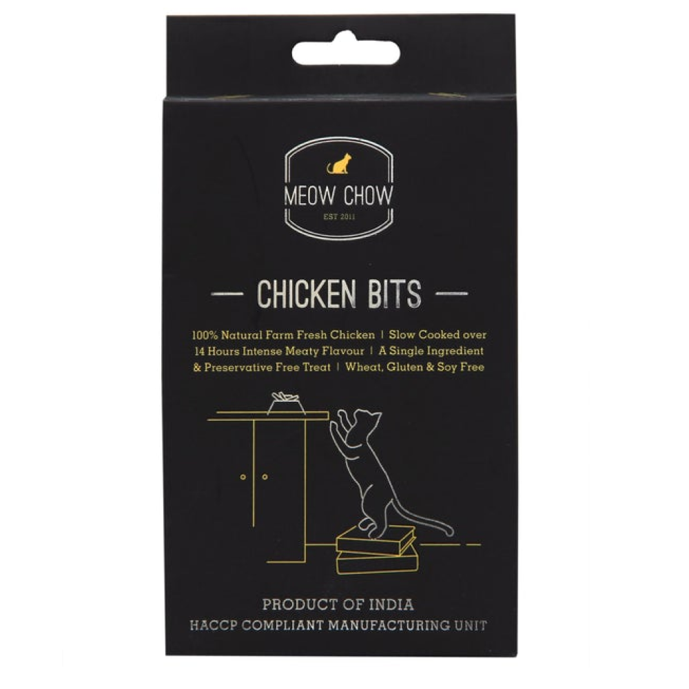 Doggie Dabbas Meow Chow Chicken Bits Cat Treats