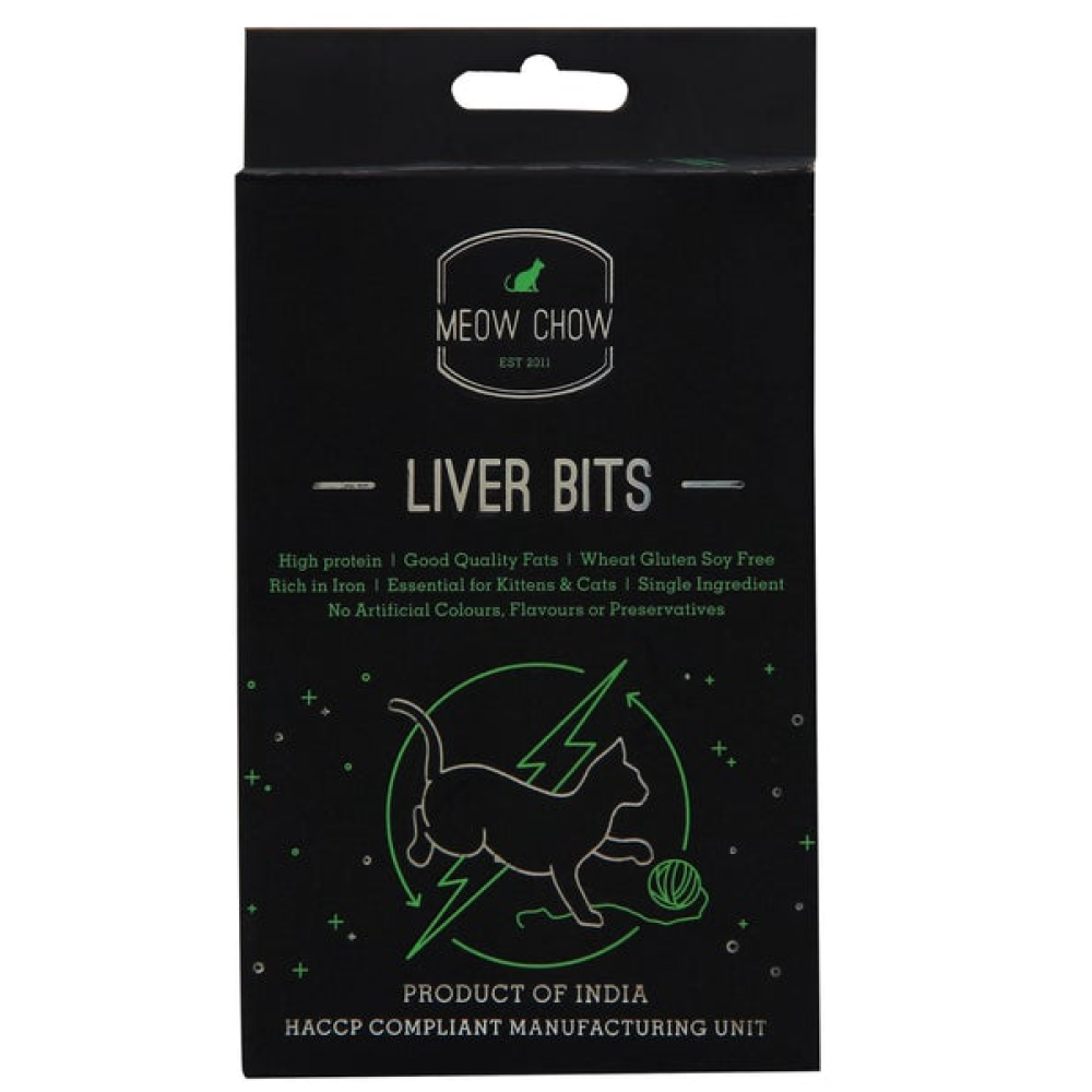 Doggie Dabbas Meow Chow Liver Bits Cat Treats