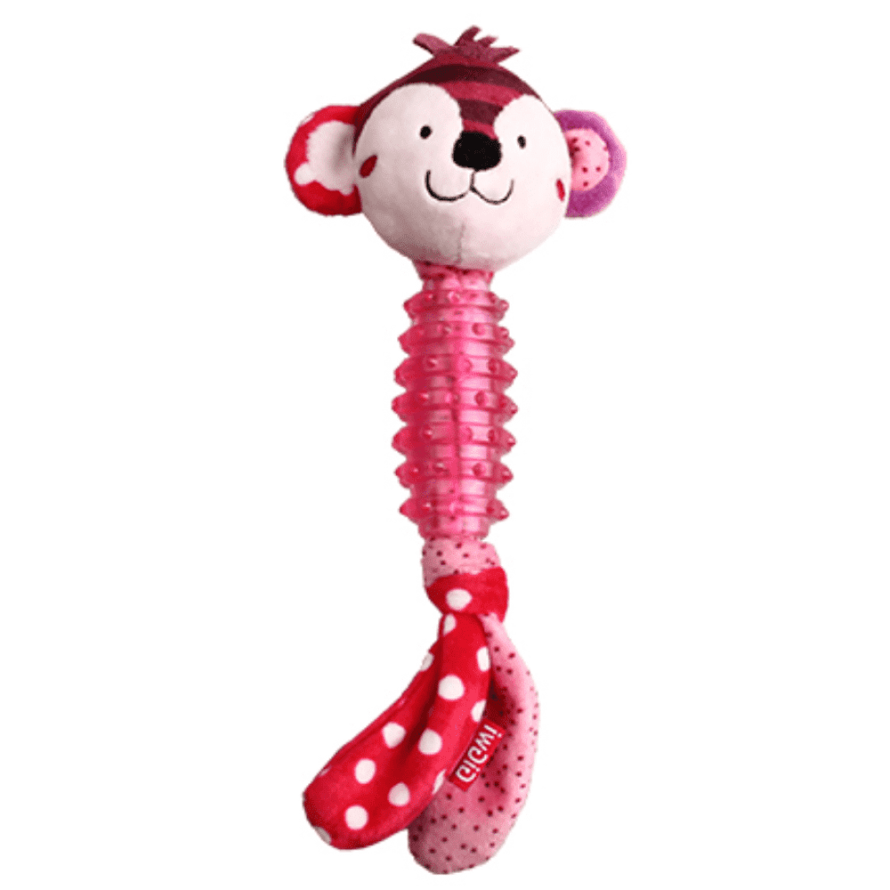 GiGwi Suppa Puppa Monkey Squeaker inside Toy for Dogs