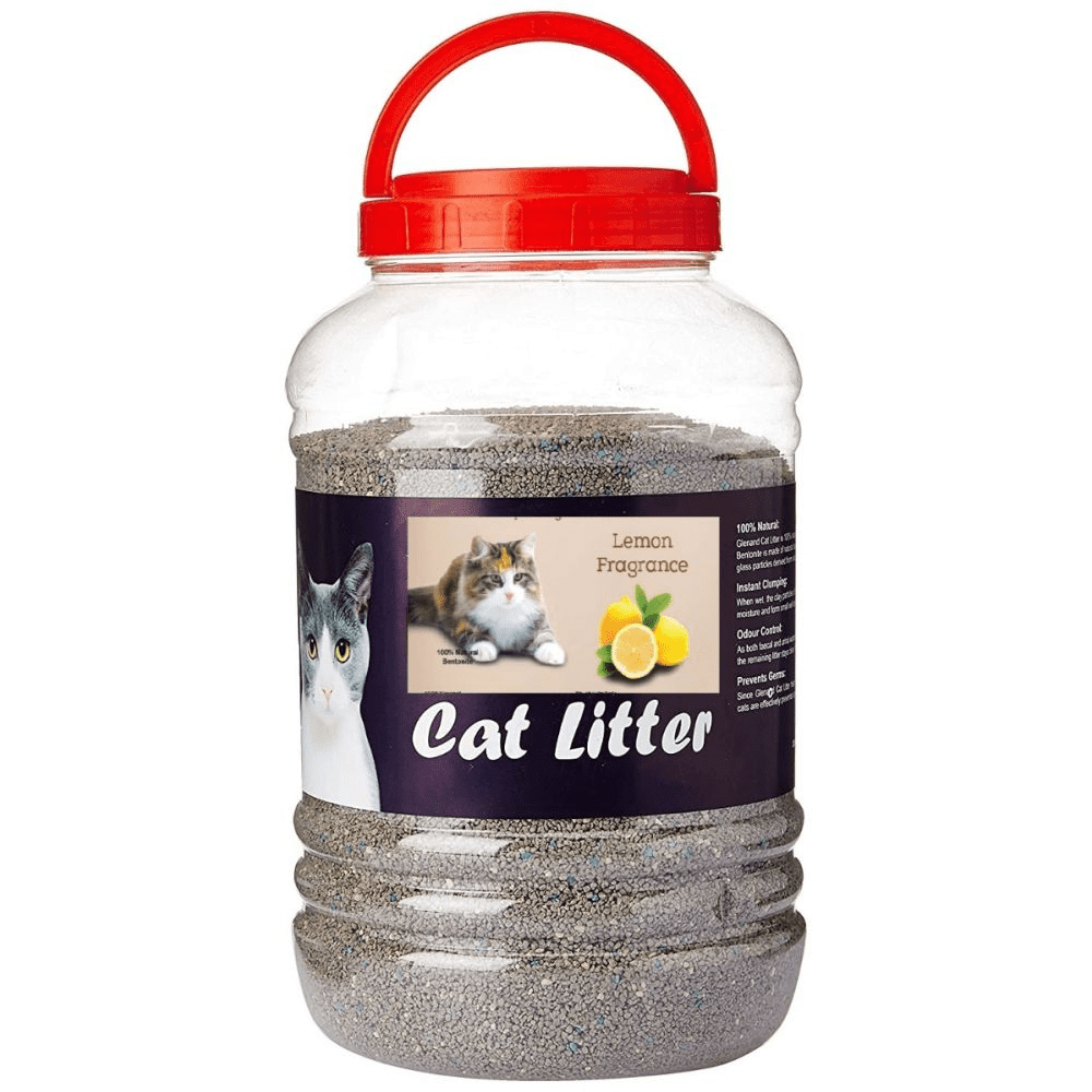 Glenand Lemon Scented Cat Litter Jar