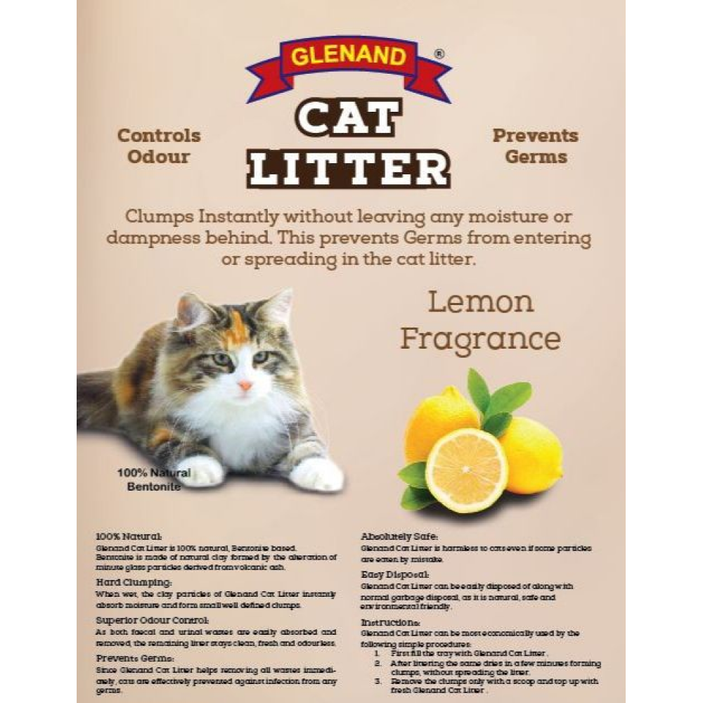 Glenand Lemon Scented Cat Litter