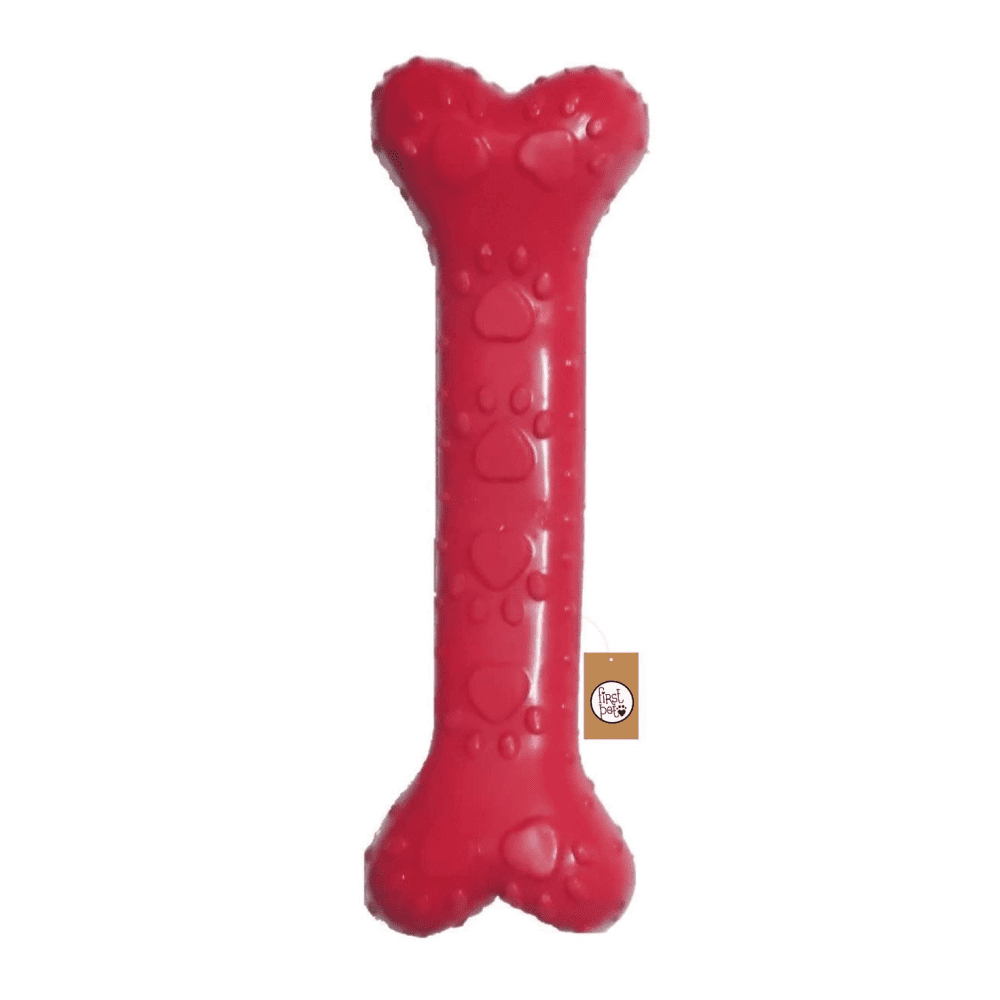 First Pet Natural Rubber Bone Toy for Dogs