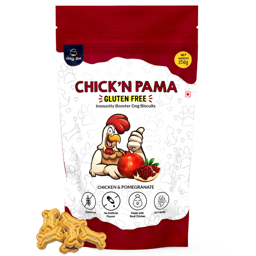 Goofy Tails Chickƒ??N Pama Chicken Biscuit Treats for Dogs & Puppies