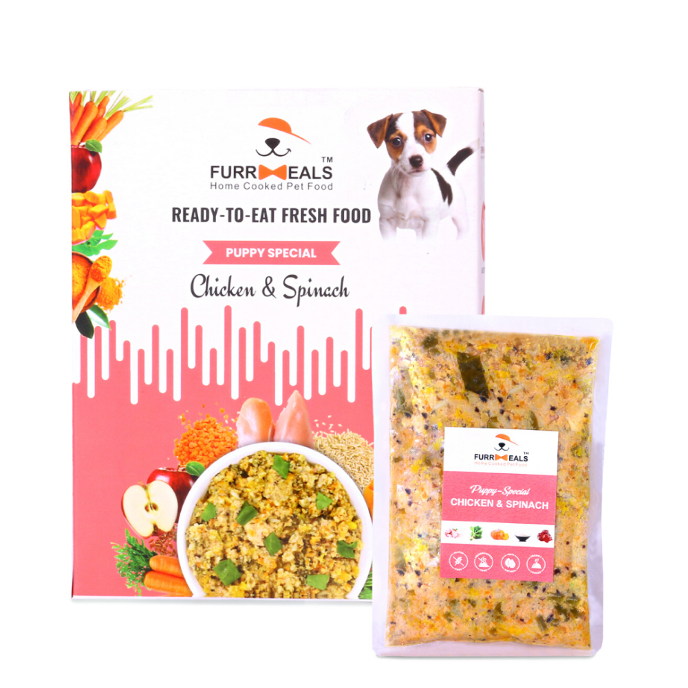 FurrMeals Chicken & Spinach Ready-to-Eat Puppy Special Dog Wet Food