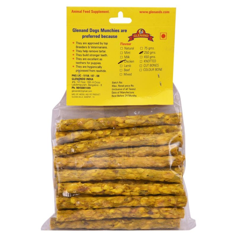 Glenand Chicken Flavoured Munchies Dog Treats