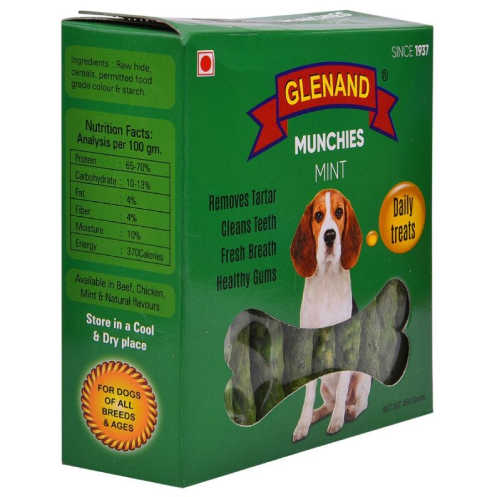 Glenand Mint Flavoured Munchies Dog Treats
