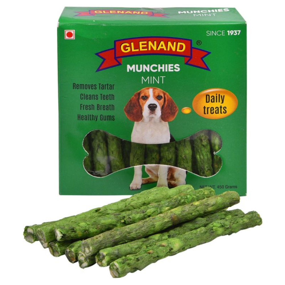 Glenand Mint Flavoured Munchies Dog Treats