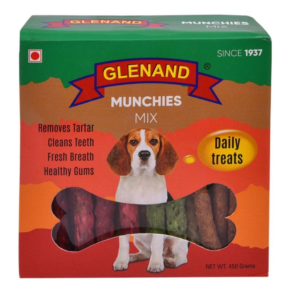 Glenand Mixed Flavoured Munchies Dog Treats