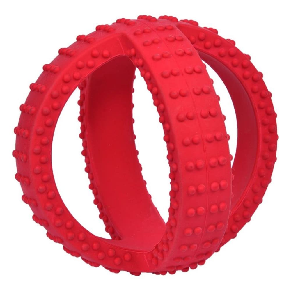 Glenand Active Rubber Dental Cross Ball Toy for Dogs