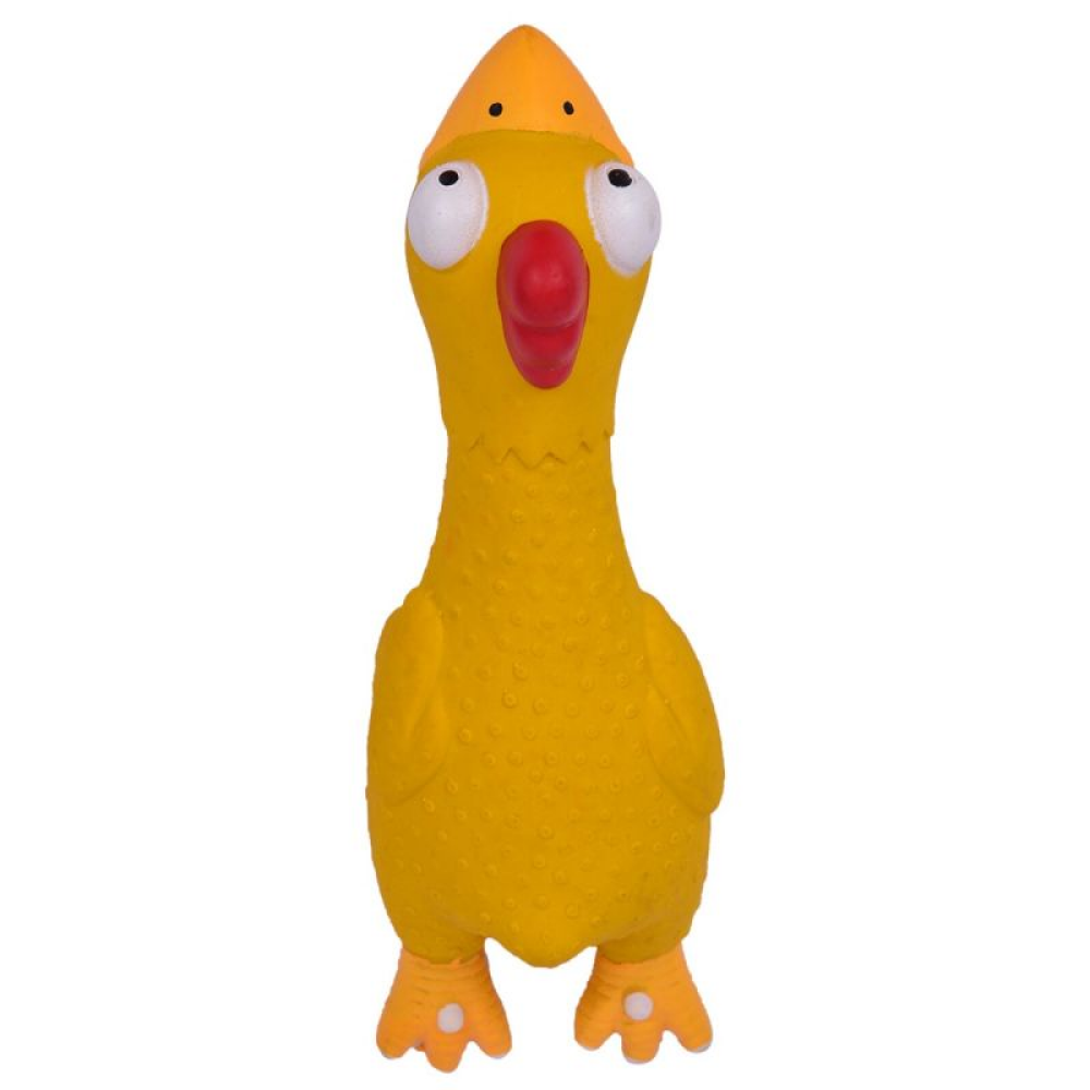 Glenand Active Latex Squeaky Chicken Toy for Dogs