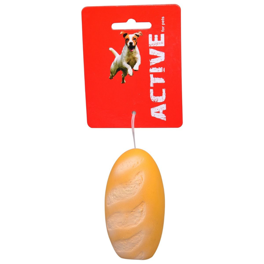 Glenand Active Latex Squeaky Baguette Toy for Dogs