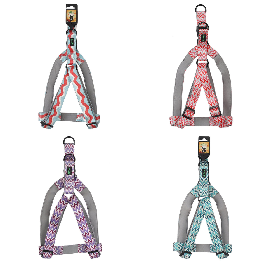Basil Printed Adjustable Harness for Dogs (Assorted)