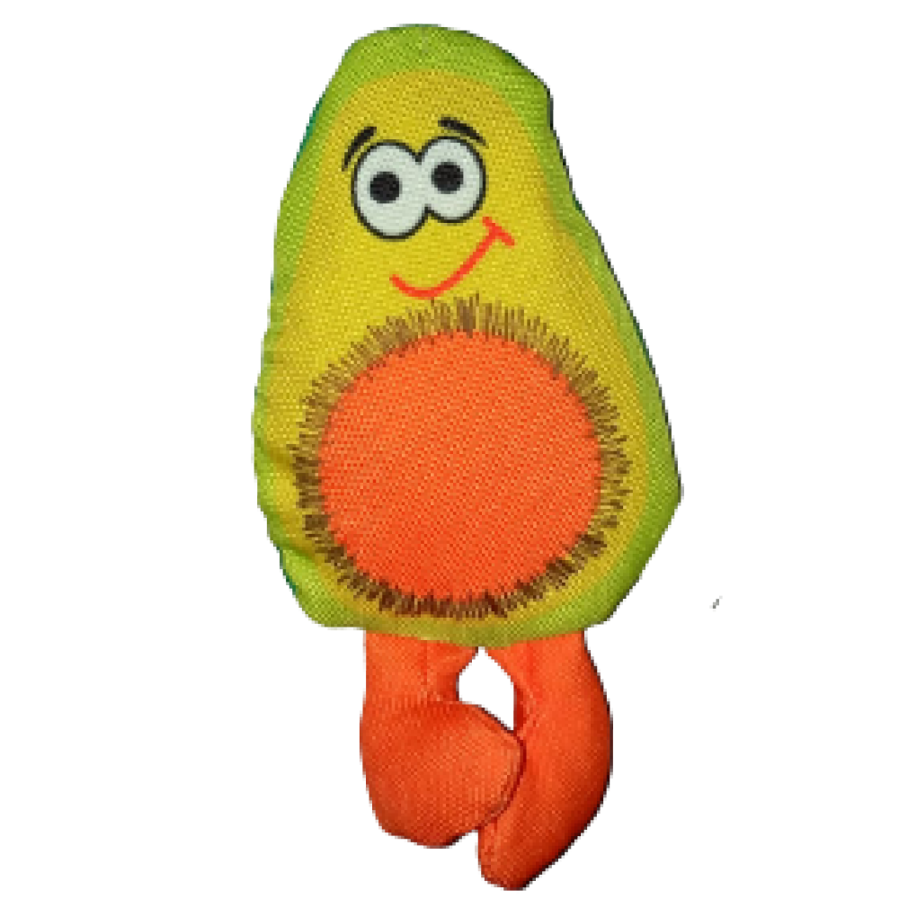 Goofy Tails Avacado Rattle Toy For Dogs