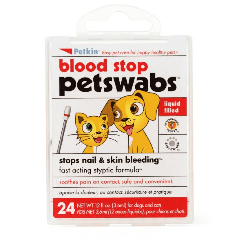Petkin Blood Stop Pet Swabs for Pets